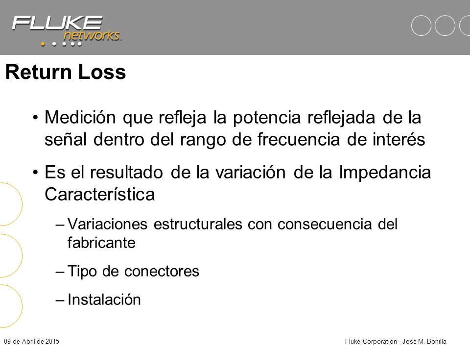 Fluke Corporation - José M. Bonilla