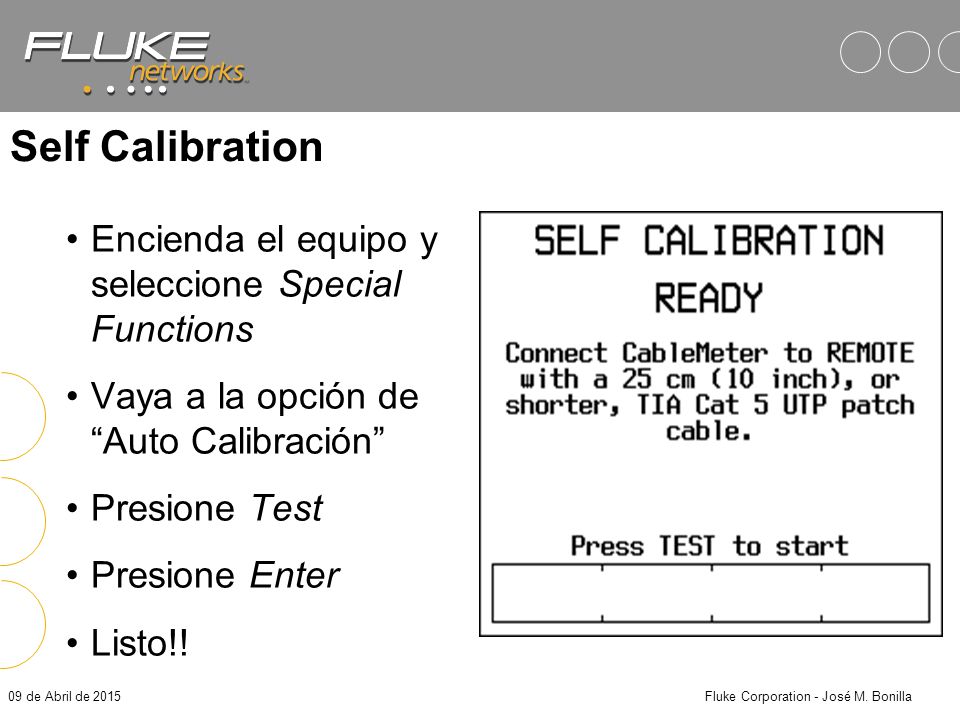 Fluke Corporation - José M. Bonilla