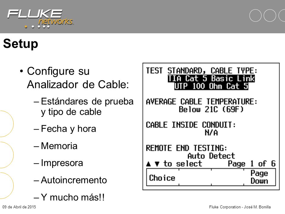 Fluke Corporation - José M. Bonilla