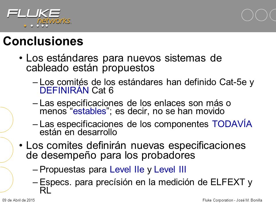 Fluke Corporation - José M. Bonilla