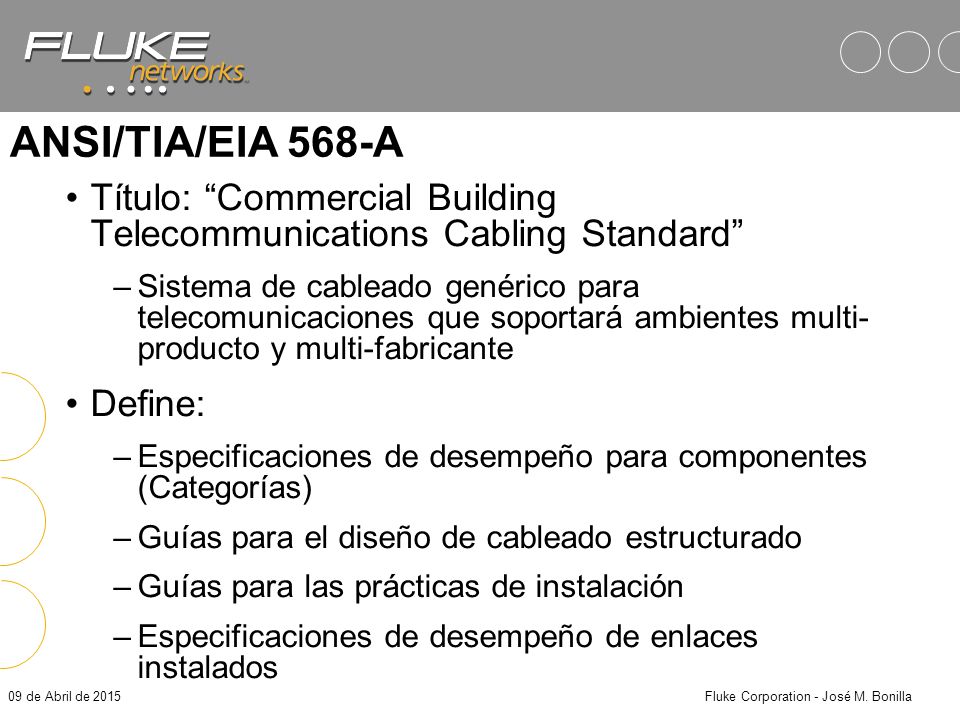 Fluke Corporation - José M. Bonilla
