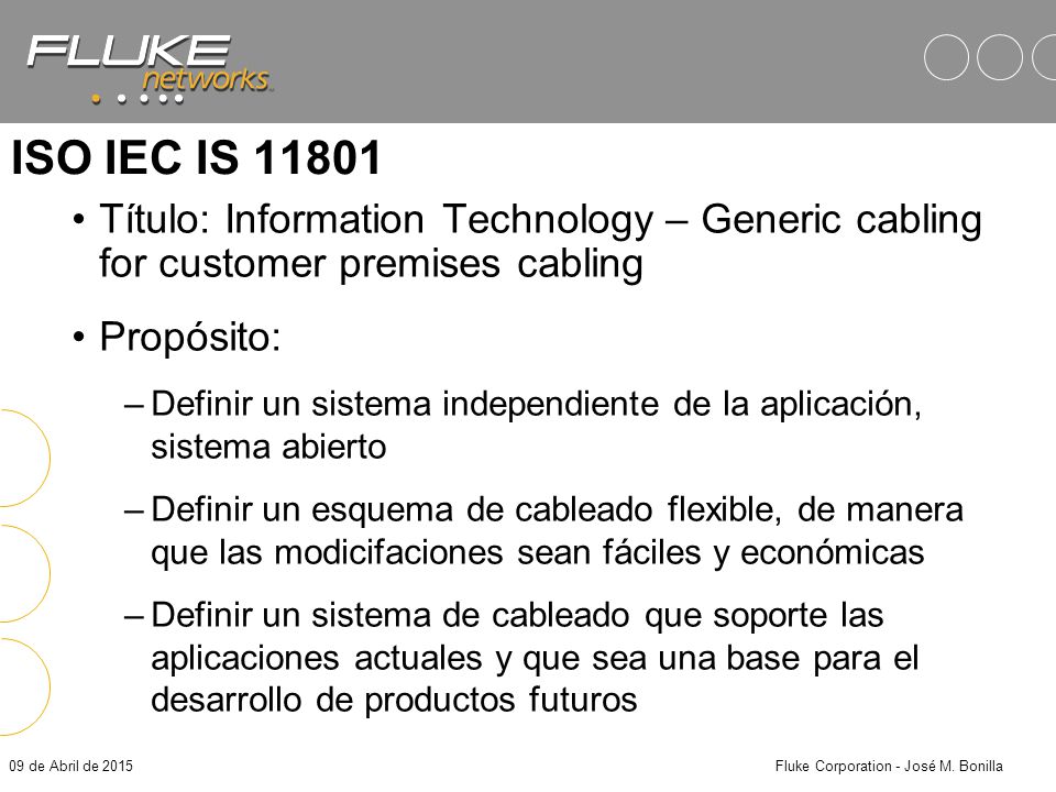Fluke Corporation - José M. Bonilla