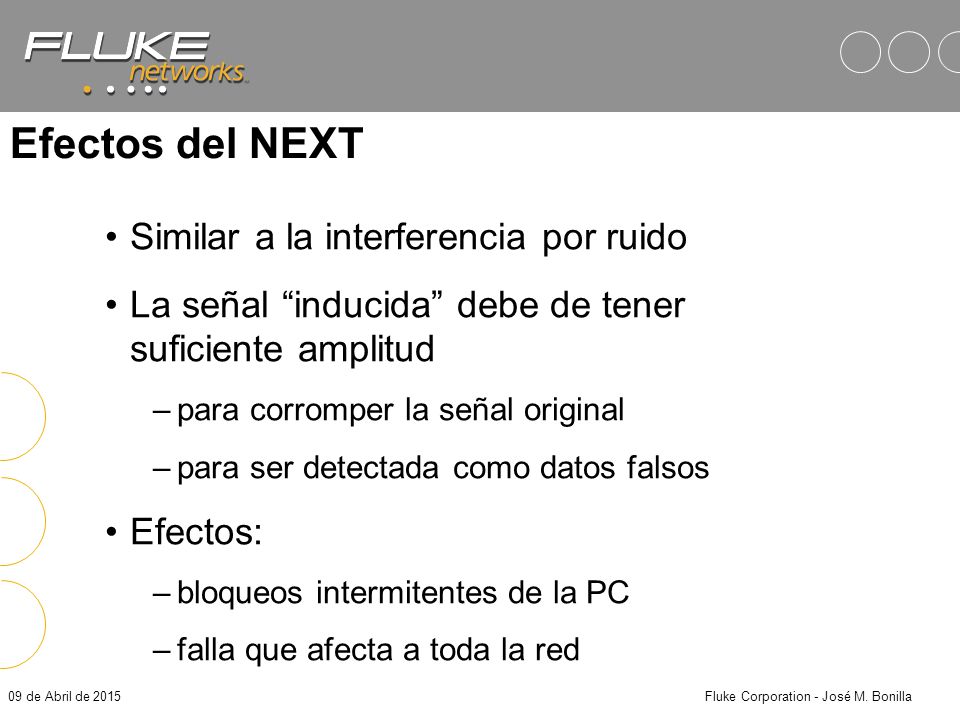 Fluke Corporation - José M. Bonilla