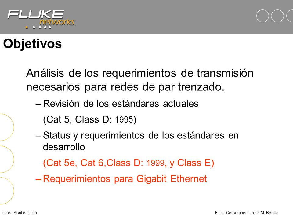 Fluke Corporation - José M. Bonilla
