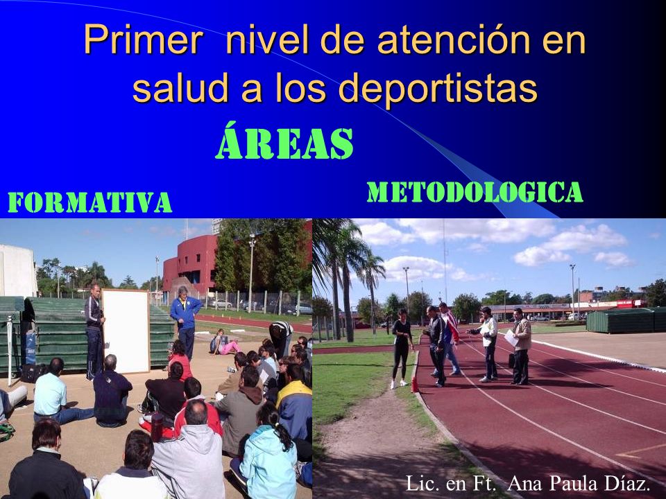 Primer nivel de atención en salud a los deportistas