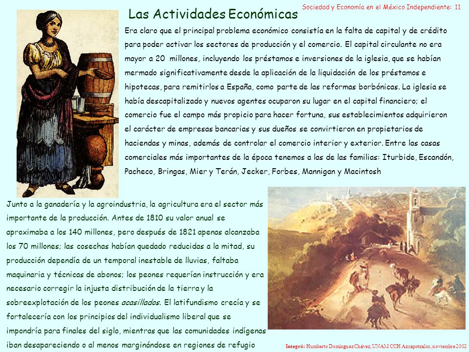 Las Actividades Económicas