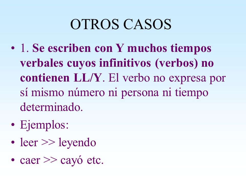 OTROS CASOS
