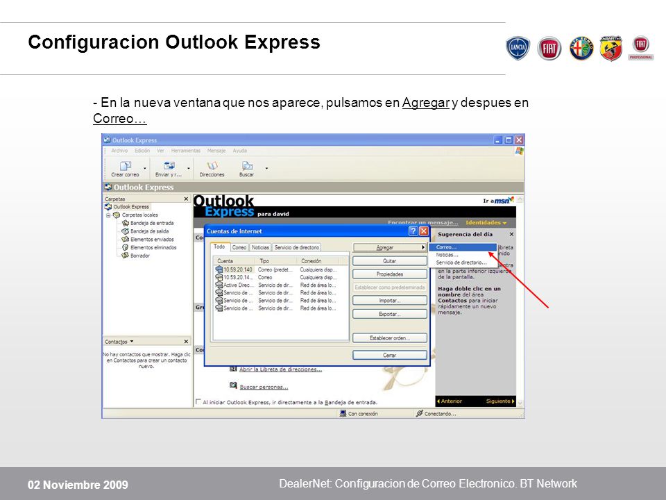 Configuracion Outlook Express