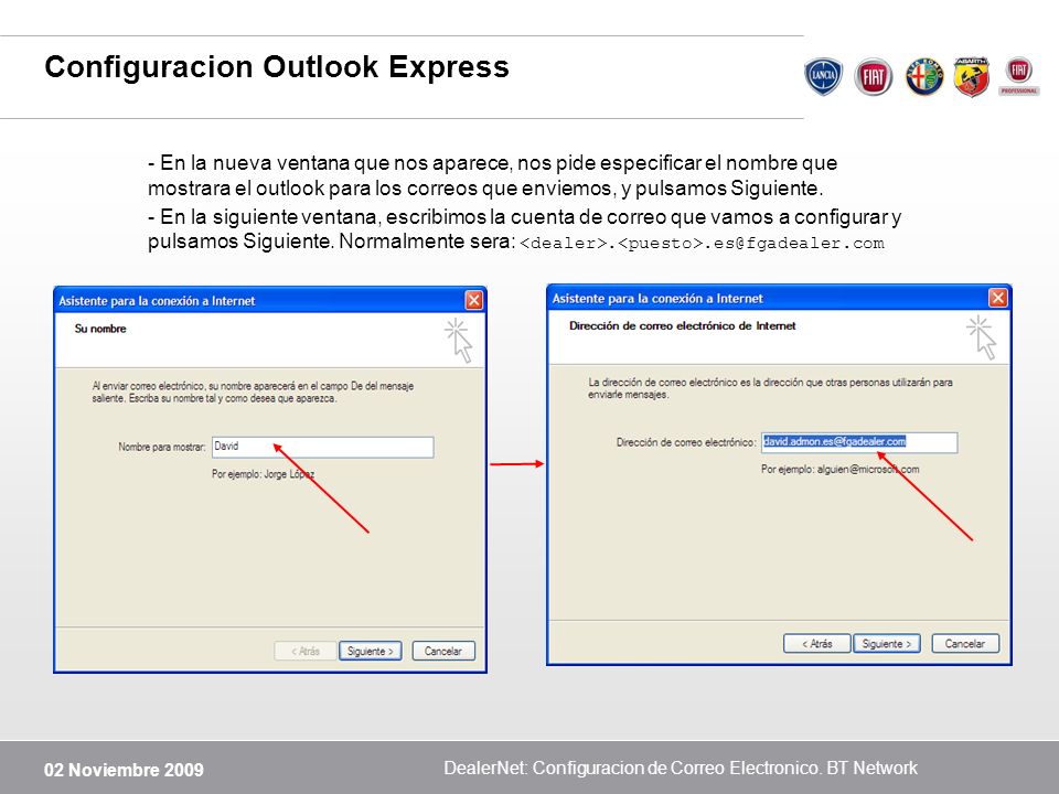 Configuracion Outlook Express