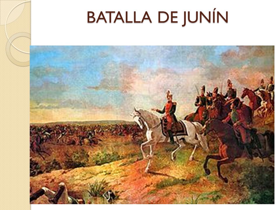 BATALLA DE JUNÍN