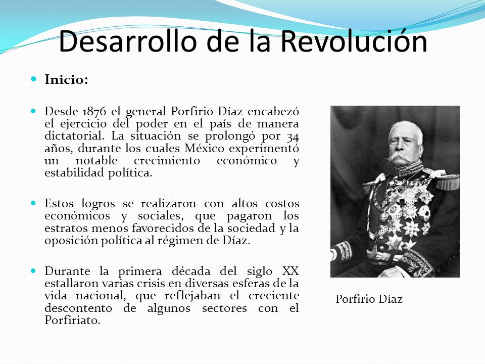 Desarrollo de la Revolución