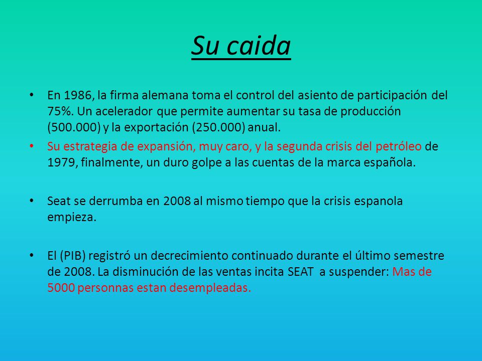 Su caida