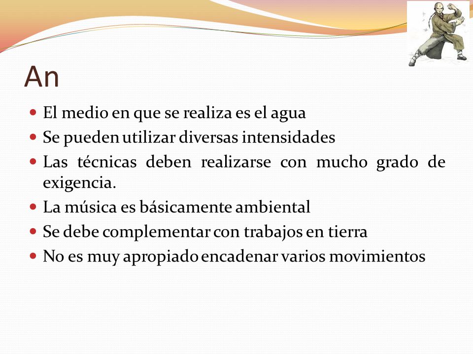 An El medio en que se realiza es el agua