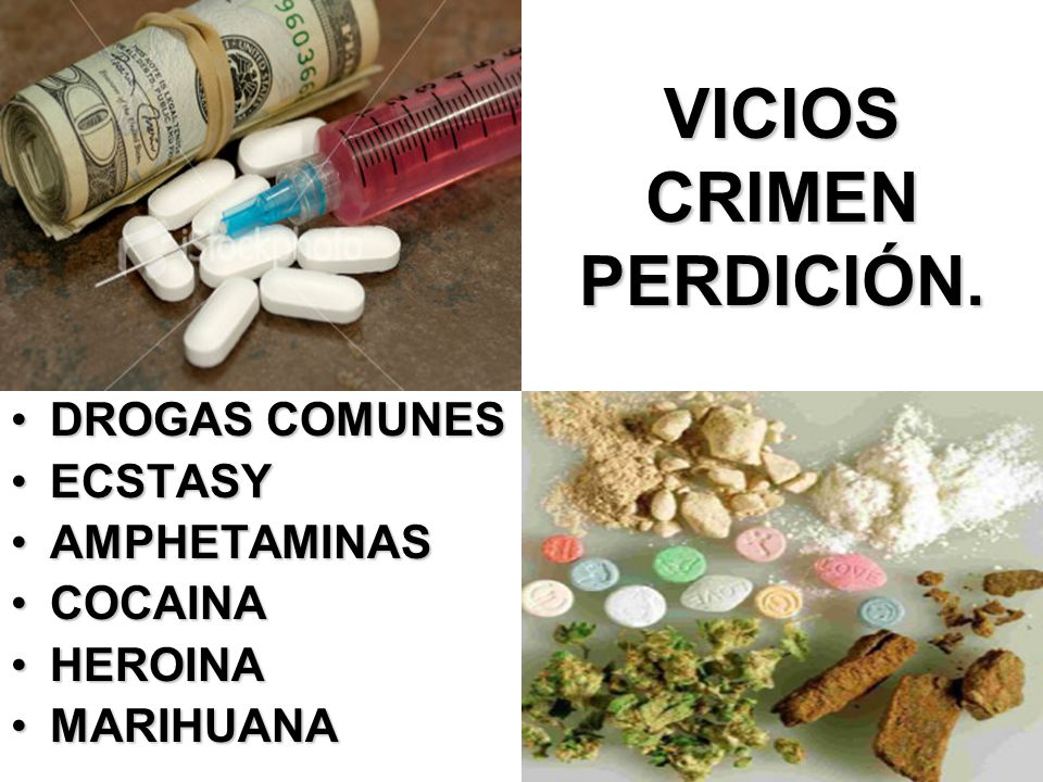 VICIOS CRIMEN PERDICIÓN.