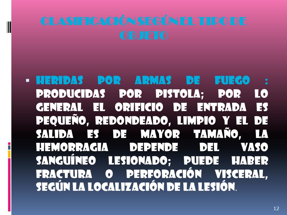CLASIFICACIÓN SEGÚN EL TIPO DE OBJETO