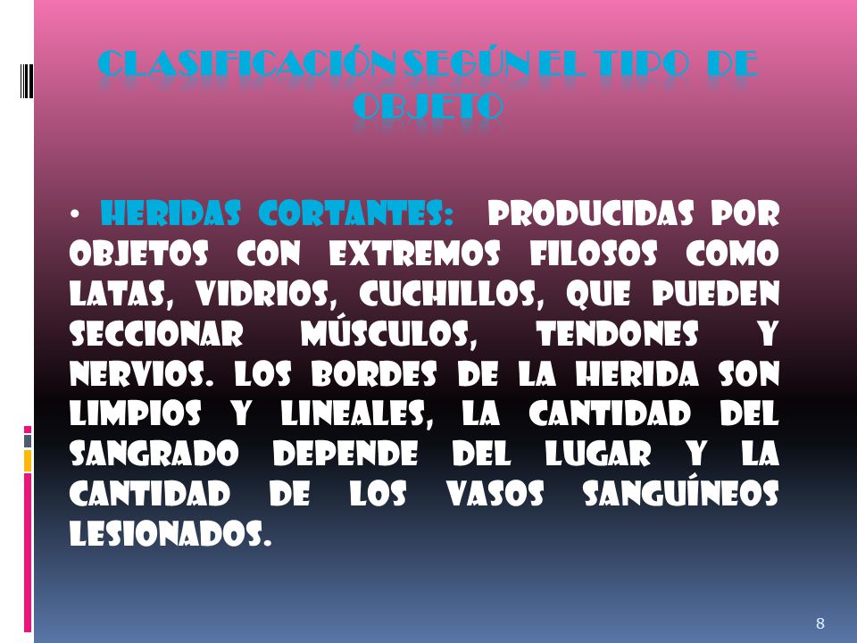 CLASIFICACIÓN SEGÚN EL TIPO DE OBJETO