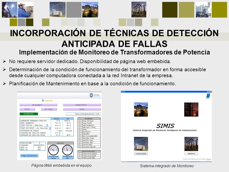 INCORPORACIÓN DE TÉCNICAS DE DETECCIÓN ANTICIPADA DE FALLAS