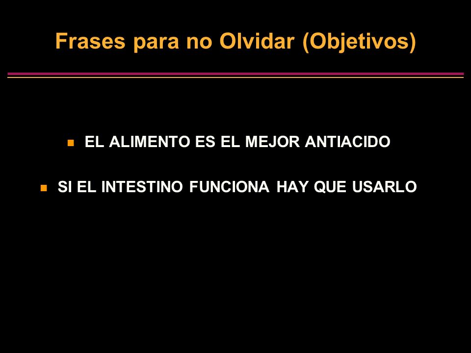 Frases para no Olvidar (Objetivos)