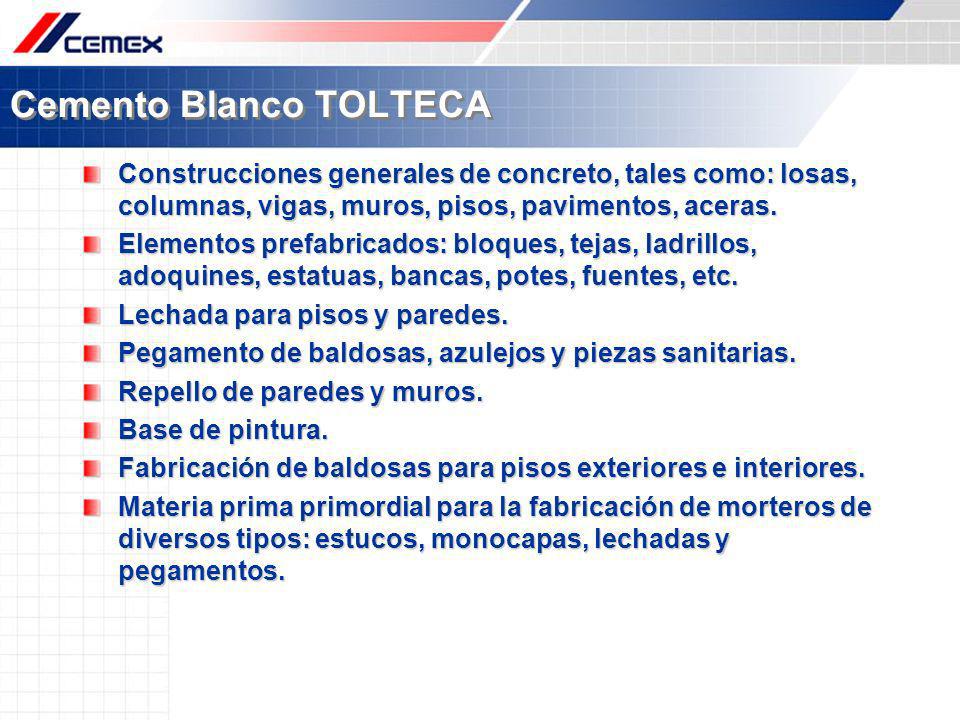 Cemento Blanco TOLTECA