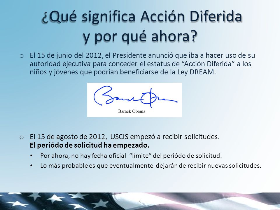 ¿Qué significa Acción Diferida y por qué ahora