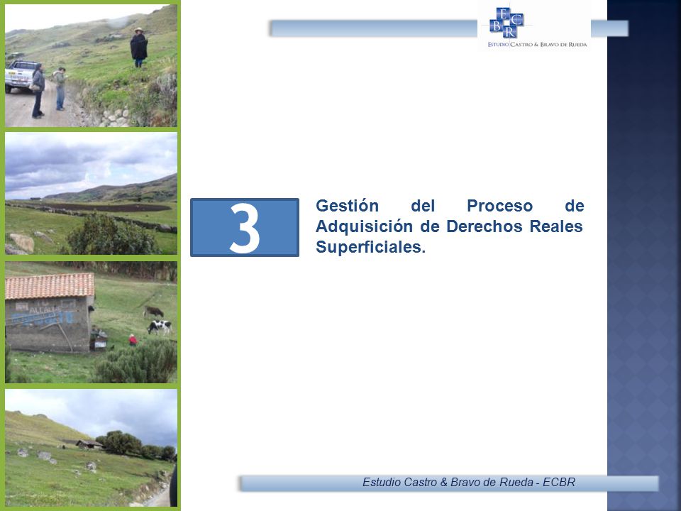 3 Gestión del Proceso de Adquisición de Derechos Reales Superficiales.