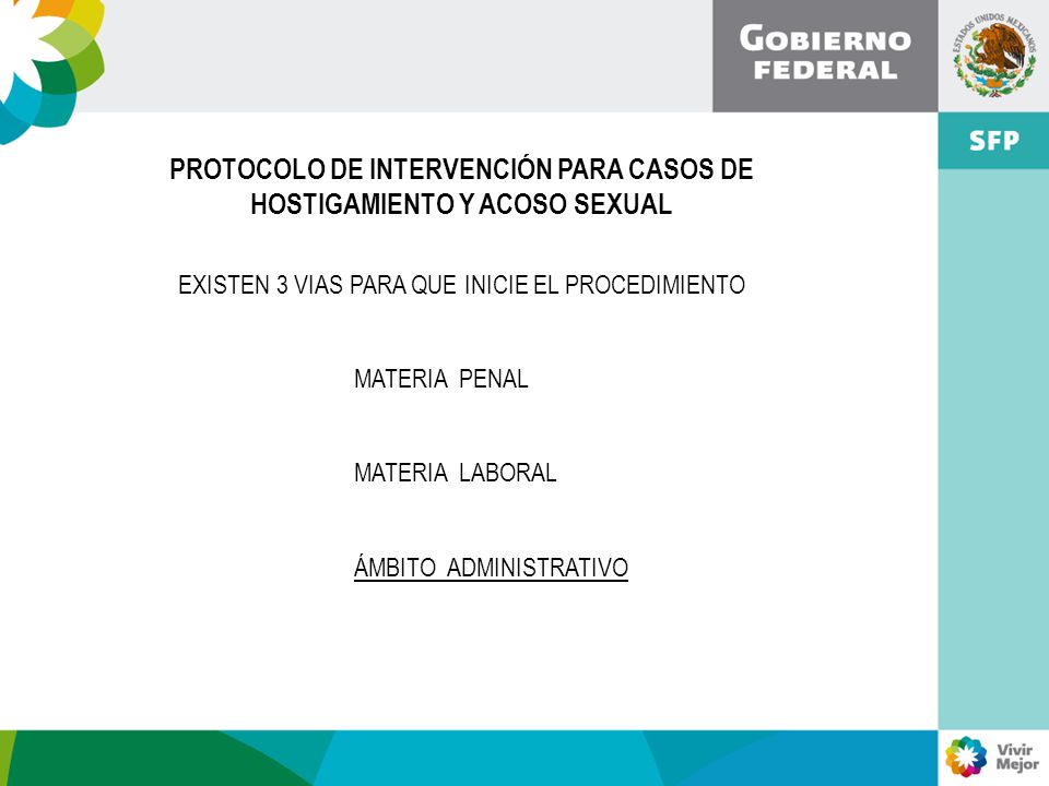 PROTOCOLO DE INTERVENCIÓN PARA CASOS DE HOSTIGAMIENTO Y ACOSO SEXUAL