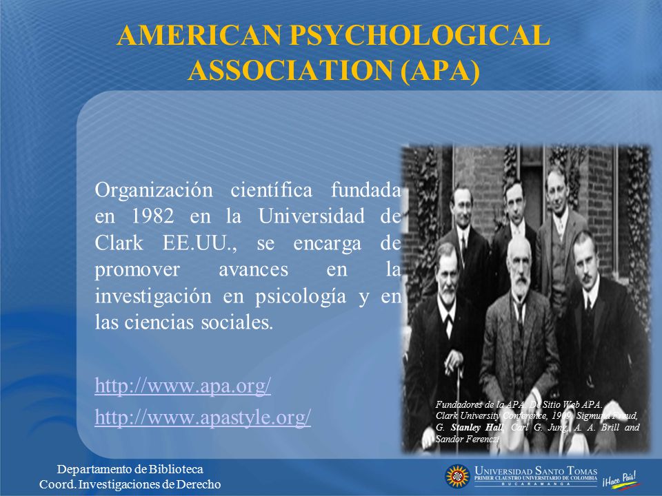 AMERICAN PSYCHOLOGICAL ASSOCIATION (APA)