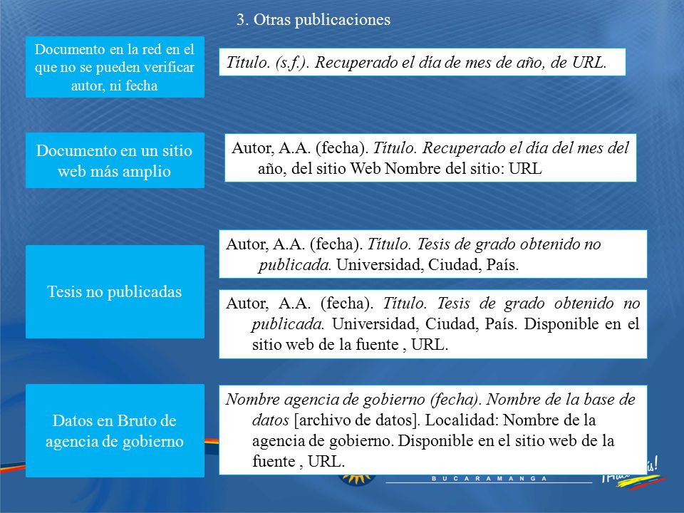 Título. (s.f.). Recuperado el día de mes de año, de URL.
