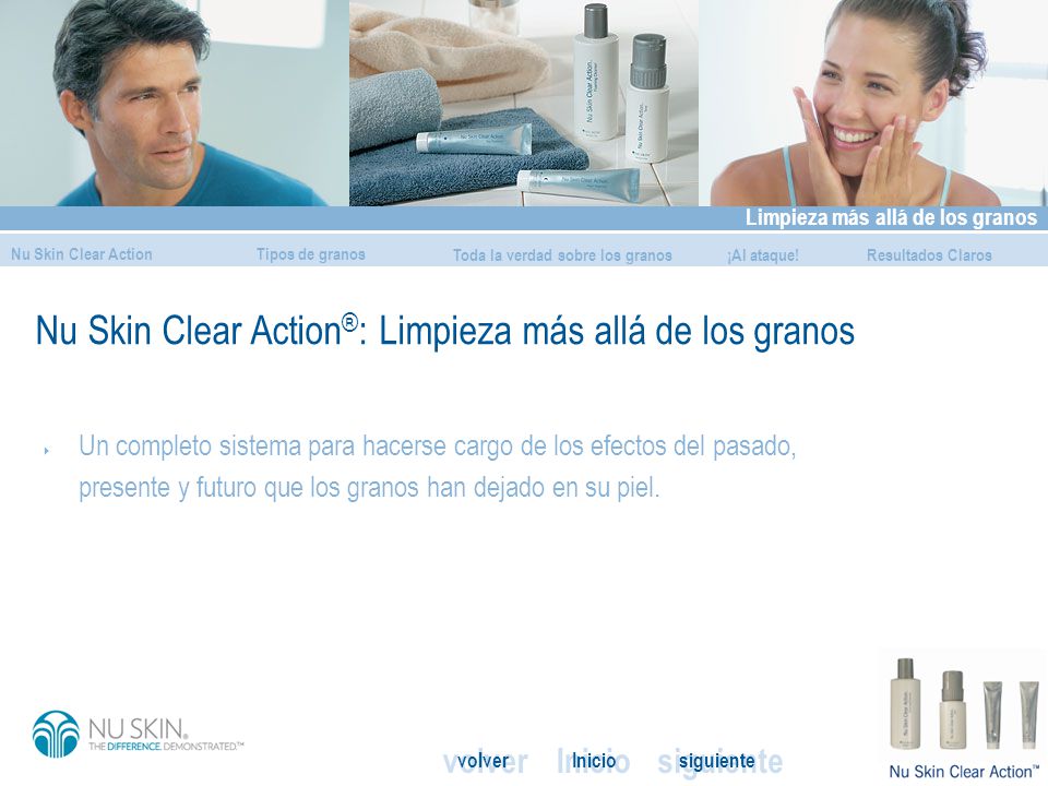 Nu Skin Clear Action®: Limpieza más allá de los granos