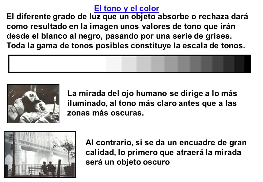 El tono y el color