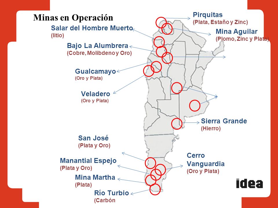 Minas en Operación Pirquitas Salar del Hombre Muerto Mina Aguilar