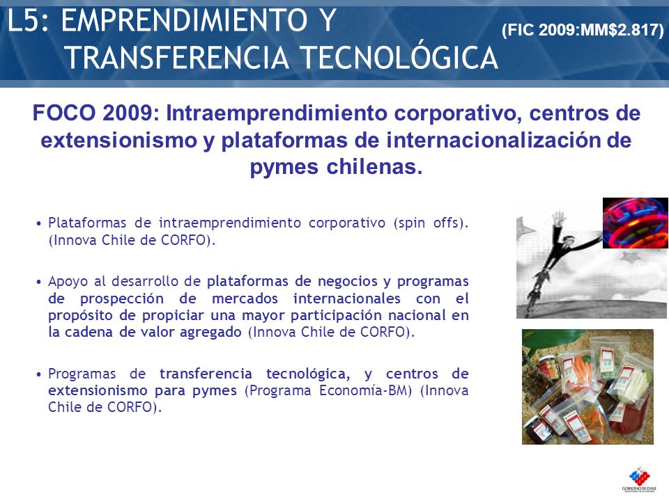 L5: EMPRENDIMIENTO Y TRANSFERENCIA TECNOLÓGICA