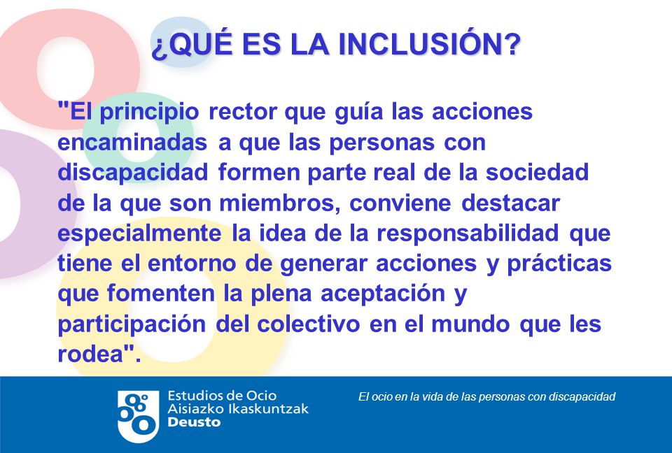 ¿QUÉ ES LA INCLUSIÓN