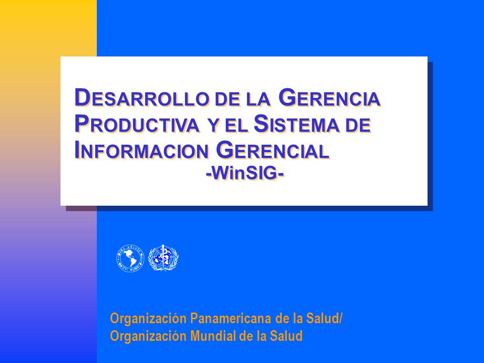 DESARROLLO DE LA GERENCIA PRODUCTIVA Y EL SISTEMA DE INFORMACION GERENCIAL