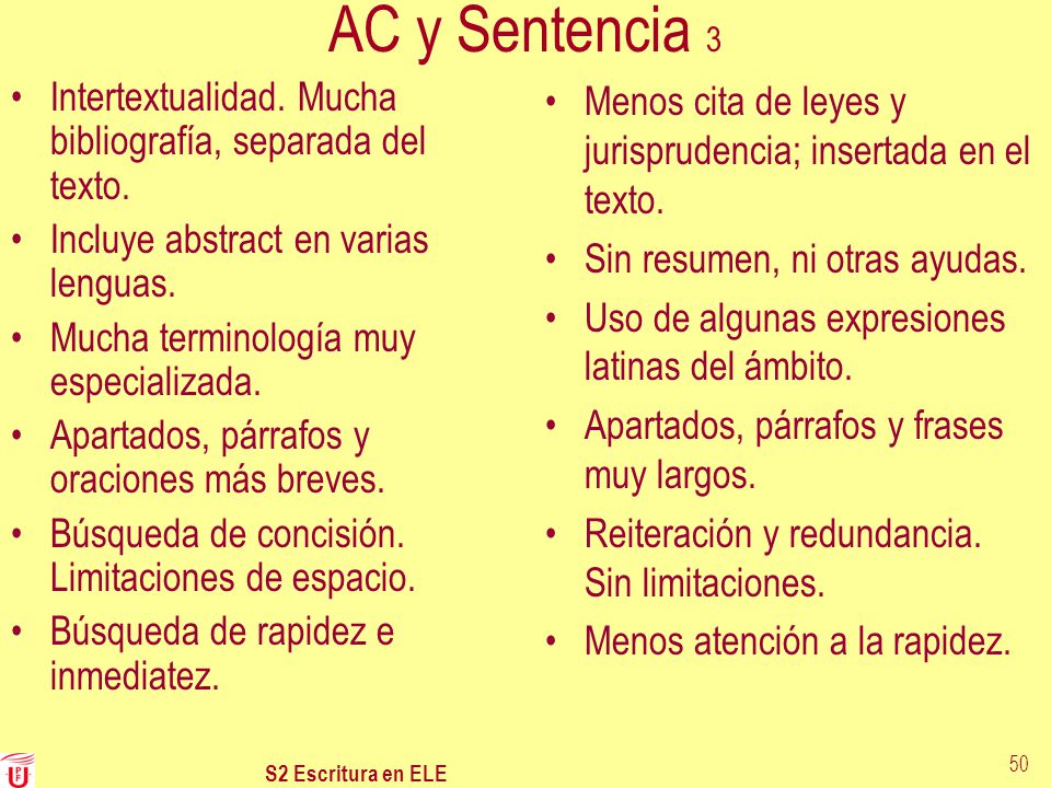 AC y Sentencia 3 Intertextualidad. Mucha bibliografía, separada del texto. Incluye abstract en varias lenguas.