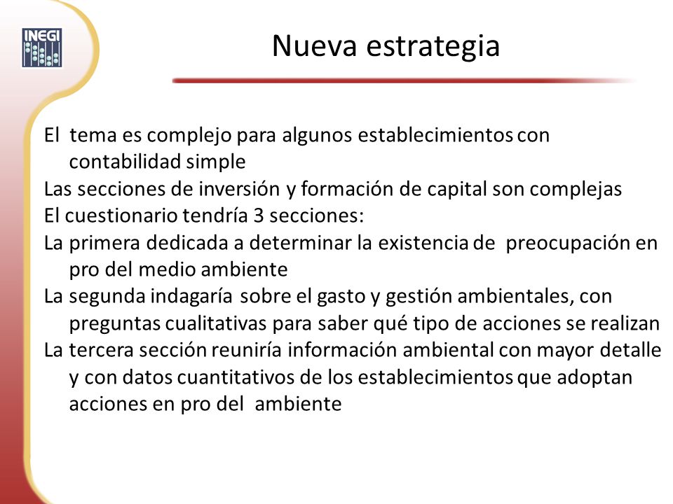 Nueva estrategia El tema es complejo para algunos establecimientos con contabilidad simple.