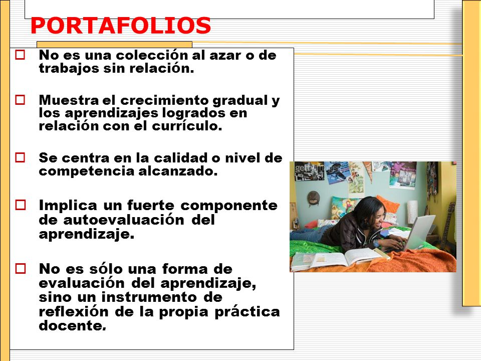 PORTAFOLIOS No es una colección al azar o de trabajos sin relación.