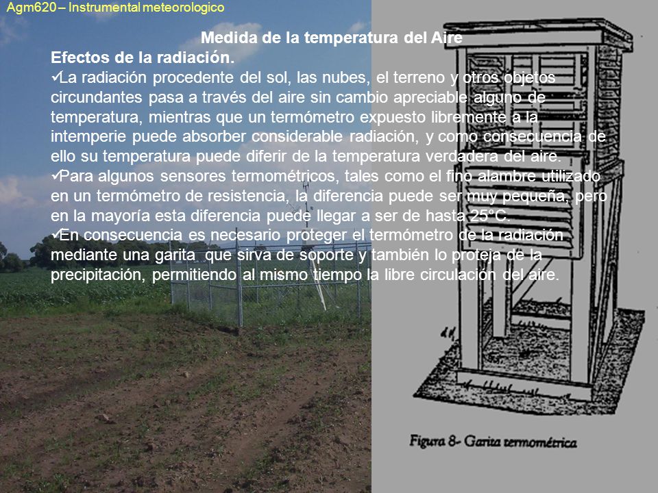 Medida de la temperatura del Aire