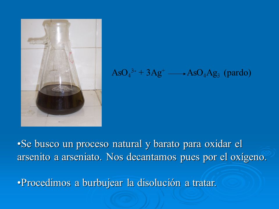 Se busco un proceso natural y barato para oxidar el