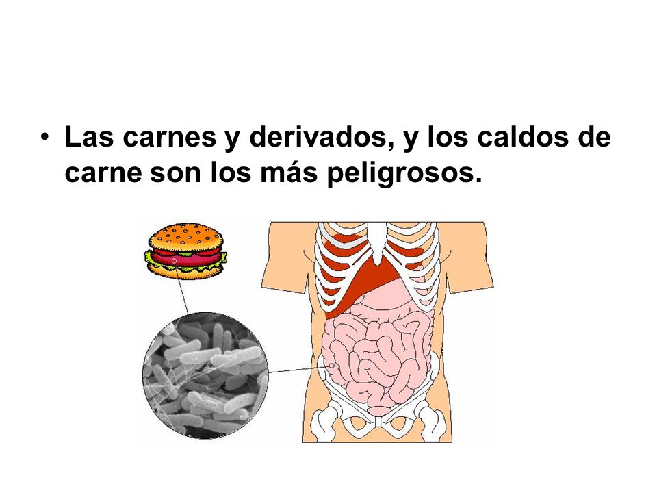 Las carnes y derivados, y los caldos de carne son los más peligrosos.