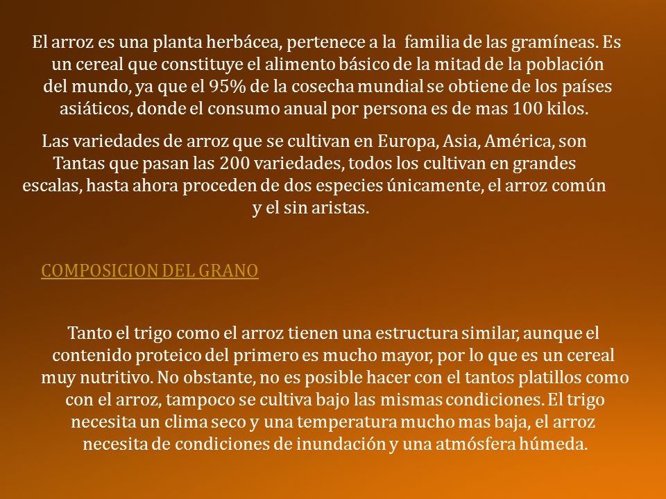 asiáticos, donde el consumo anual por persona es de mas 100 kilos.
