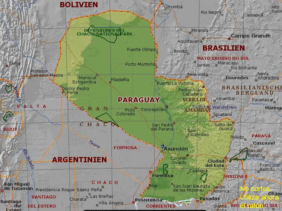 No cortes. Utiliza ahora el ratón