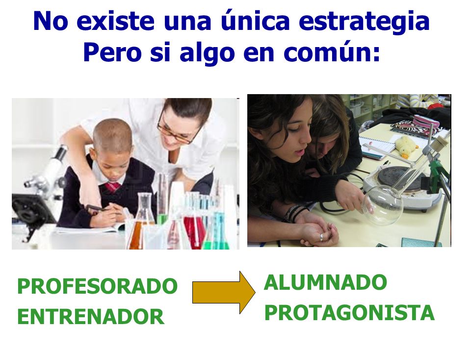 No existe una única estrategia Pero si algo en común: