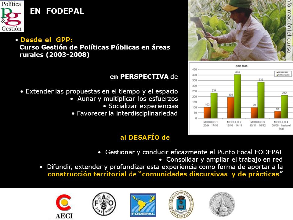EN FODEPAL Desde el GPP: Curso Gestión de Políticas Públicas en áreas