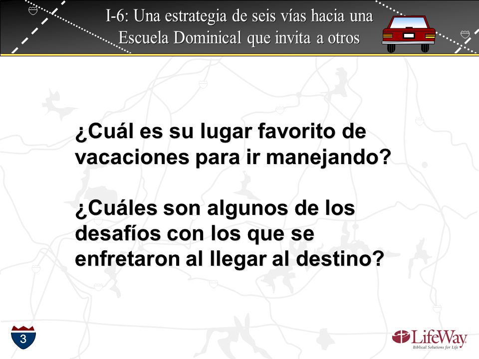 ¿Cuál es su lugar favorito de vacaciones para ir manejando