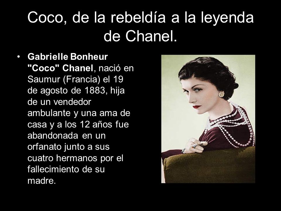 COCO CHANEL ( ). - ppt video online descargar
