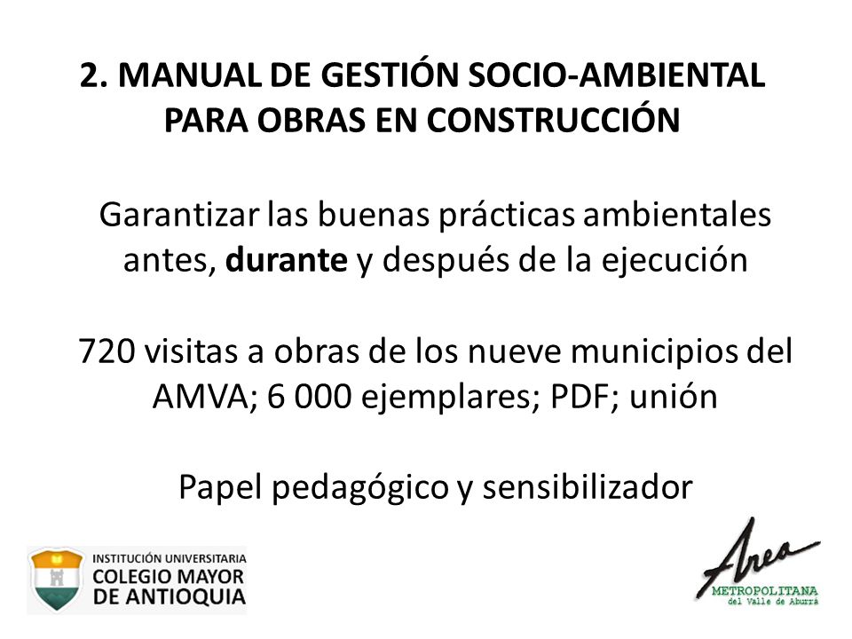 2. MANUAL DE GESTIÓN SOCIO-AMBIENTAL PARA OBRAS EN CONSTRUCCIÓN