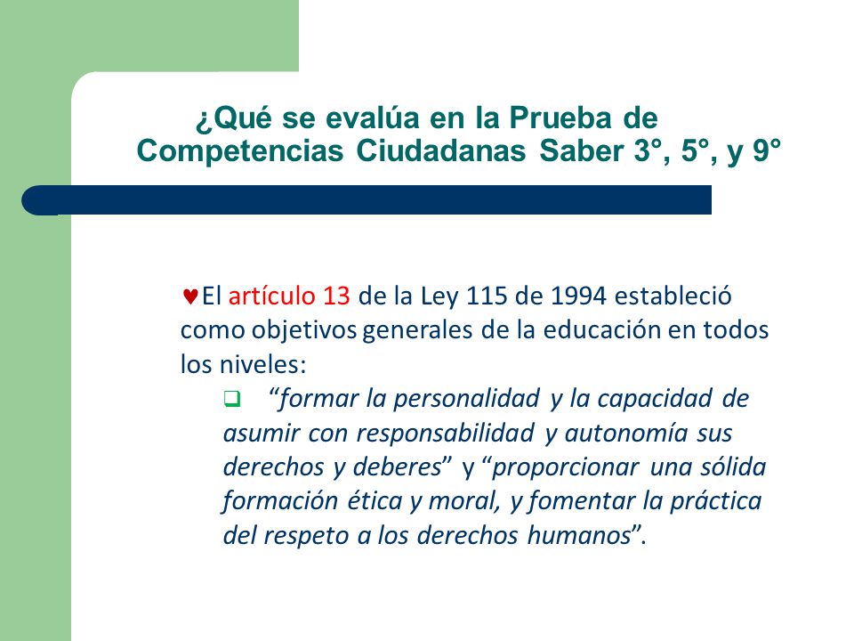 ¿Qué se evalúa en la Prueba de Competencias Ciudadanas Saber 3°, 5°, y 9°