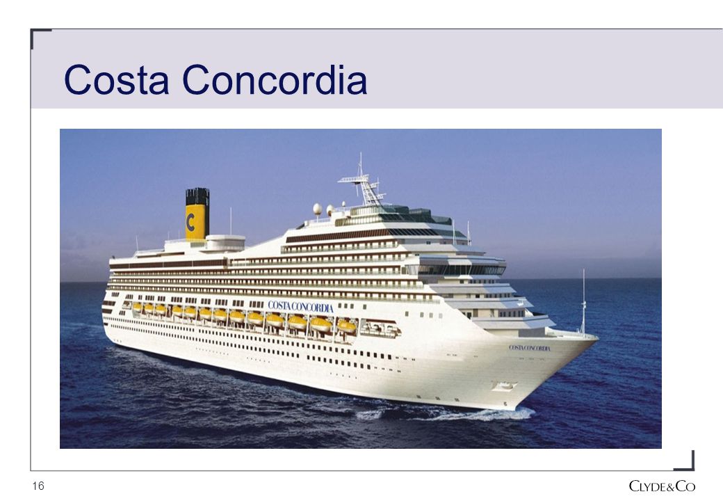 Costa Concordia Origen: Civitavecchia, Italia 13 de Enero de 2012