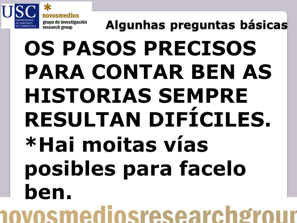 Algunhas preguntas básicas